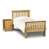 Pine Finish Shaker Style High Foot End Bed - Single 3ft - Free Next Day Or Day Of Choice Delivery*