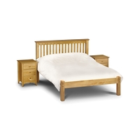 Pine Finish Shaker Style Low Foot End Bed - Double 4ft 6 - Free Next Day Or Day Of Choice Delivery*