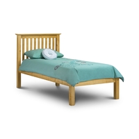 Pine Finish Shaker Style Low Foot End Bed - Single 3ft - Free Next Day Or Day Of Choice Delivery*