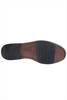 Black LEATHER Lace-Up Cap Oxford Shoes In Wide Fit