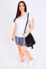 Blue & White Tile Aztec Print Shorts With Pockets