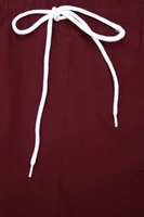 D555 Burgundy Full Length Swim Short