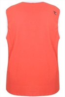 D555 Orange & White Crew Neck 