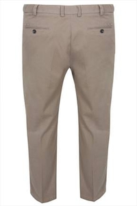 D555 Tan 4 Pocket Straight Leg Trousers - TALL