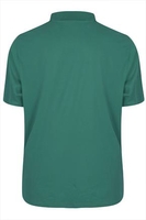 Green Short Sleeve Polo Shirt With 