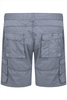 Grey Cargo Shorts With Draw-Ties And Pockets