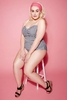 HELL BUNNY Black & White Gingham Print Swimsuit With Cut Out Back