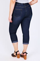 Indigo Denim 5 Pocket Stretch Crops