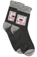 Navy & Grey Stripe & 