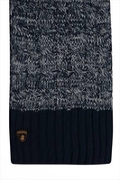 SANTA MONICA Navy Knitted Scarf