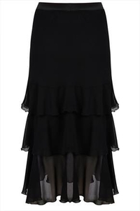 SCARLETT & JO Black Maxi Rara Skirt