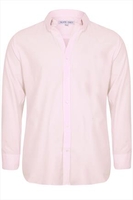 Slate Grey Pale Pink Formal Long Sleeve Shirt-TALL