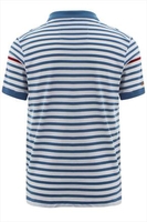 White & Blue Slazenger Vintage Short Sleeve Polo Shirt