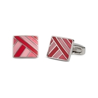 Enamel Gradient Pink Cufflinks