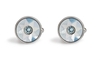 Flora Blue Mother of Pearl cufflink