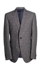 Grey Herringbone Bee Jacquard 