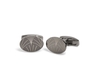 Gunmetal Fan Print Cufflink