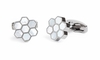 Honeycomb Mother Of Pearl Cufflinks