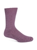 Made in England Alpaca Walking Socks Damson