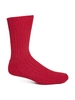 Made in England Alpaca Walking Socks Red