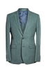 Melange Texture Jacket Green
