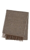 Merino Wool Glen Plaid Beige Scarf