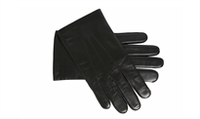 Plain Leather Gloves Black