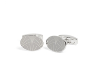 Polished Fan Print Cufflink