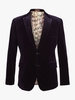 Prune Velvet Jacket - 38