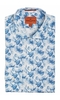 Short Sleeved Blue Pineapple Shirt