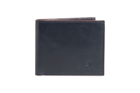 Simon Carter Red Edge Navy leather Wallet