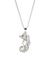 Simon Carter Swarovski Crystal and Mother of Pearl Seahorse Pendant
