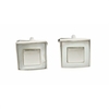 Square Moat Mother of Pearl Cufflinks