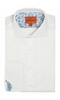 Twill Double Cuff White Shirt
