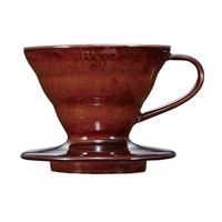 Hario V60 Ceramic Coffee Dripper Brown 01
