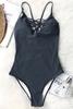 Cupshe Aesthetics Feeling Cross One-piece Swimsuit
