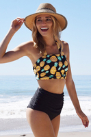 Cupshe After Forever Pineapple High-waisted Bikini Set