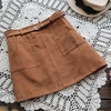 Cupshe Like A Charm Suede Mini Skirt
