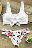 Cupshe Lily Bud Tank Bikini Set