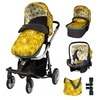 Giggle Quad Travel System Bundle Spot The Birdie,  with PORT car seat,  change bag and footmuff