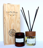 Vanilla Blanc Apothicaire Collection 120ml Candle & 100ml Diffuser Gift Set - Lemongrass & Eucalyptus Dives