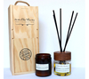 Vanilla Blanc Apothicaire Collection 120ml Candle & 100ml Diffuser Gift Set - Sweet Orange & Atlas Cedarwood