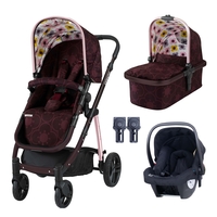 Wow Posy Bundle with Hold Car Seat and Adaptors