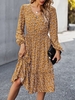 Stylewe Casual Dresses Floral Dresses Holiday V Neck Vacation Dresses