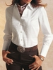 Stylewe Long Sleeve 1 White Black Women Tops V Neck Simple & Basic Cotton-Blend Casual Buttoned Tops