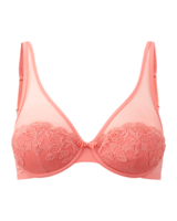 Allure Balcony Bra - Coral