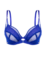 Envy Non Padded Plunge Bra - Electric Blue