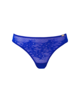 Glossies Lace Brief - Electric Blue