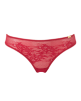 Glossies Lace Brief - Lipstick Red