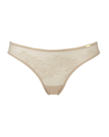 Glossies Lace Brief - Nude